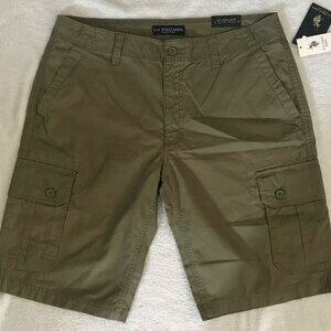 US. Polo Assn. Men's Cargo Shorts 112285 Size 32 NWT